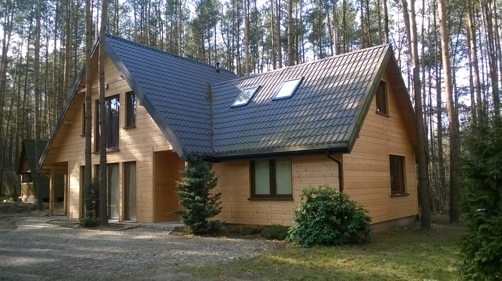 Dom drewniany – Zofiówka, realizacja DOMY-BUD